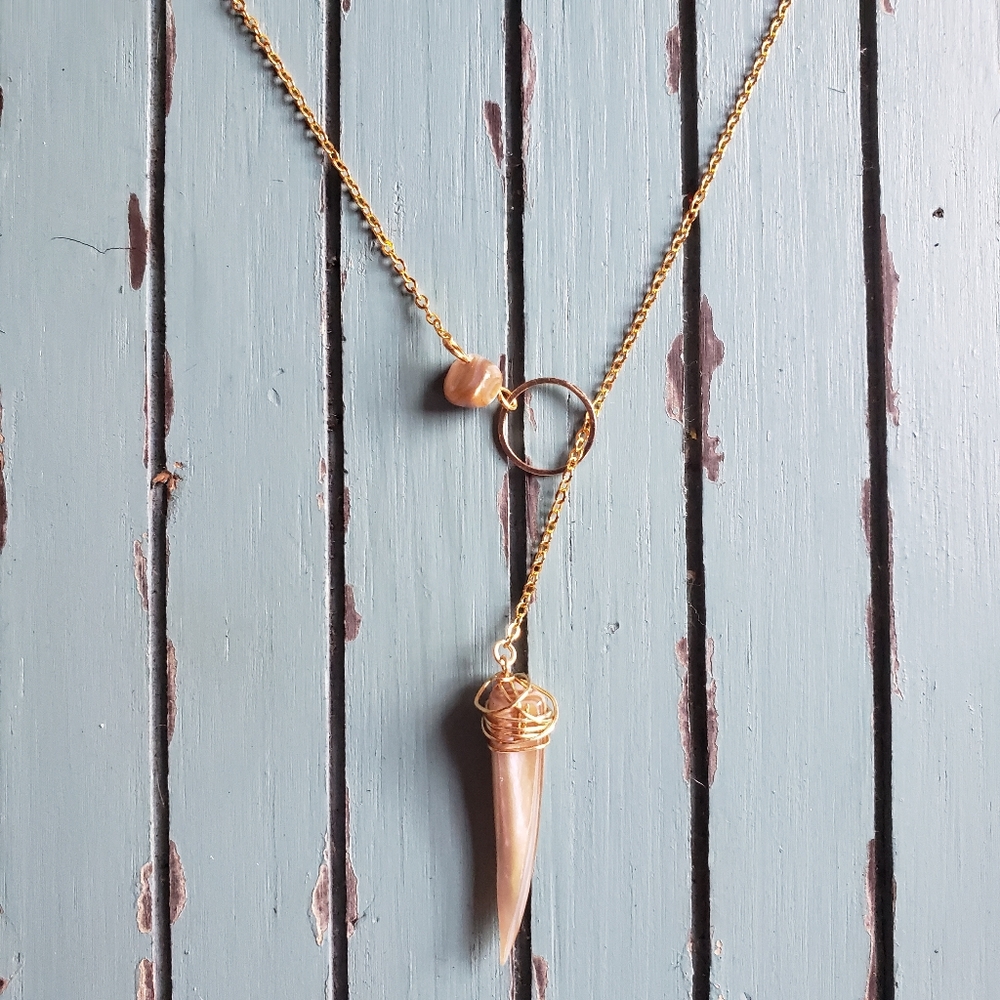 Handmade Chic & Dainty Seashell Lariat Necklace
